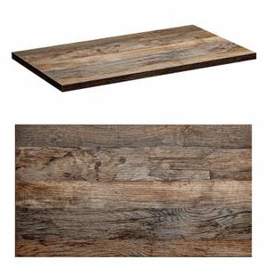 Waschtischunterschrank mit Waschbecken Braun - Holzwerkstoff - 81 x 62 x 46 cm