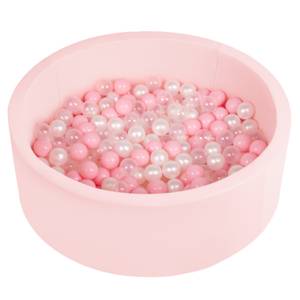 Bällebad mit Bällen Hellrosa - Perlweiß - Pink - Durchscheinend