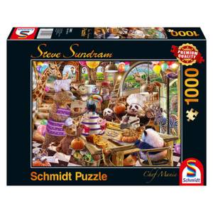 Puzzle Steve Sundram Chef Mania Papier - 28 x 6 x 38 cm