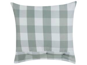 Coussin décoratif TAMNINE Vert - Menthe - Blanc - 45 x 45 cm - Nombre de pièces dans le lot : 2