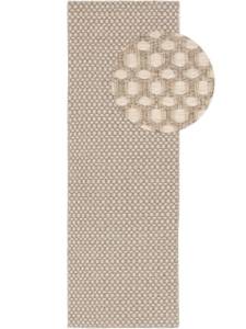 Tapis de couloir en laine Hector Beige - Fibres naturelles - 70 x 3 x 200 cm