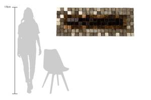 Wandbild 3D Lustrous Pixel 143 x 55 x 9 cm