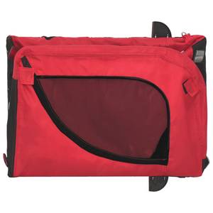 Remorque vélo pour chien 3028683-2 Noir - Rouge - 68 x 74 x 134 cm