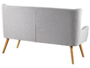 2-Sitzer Sofa SKIBBY Grau - Hellgrau - Eiche Hell