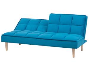 3-Sitzer Sofa SILJAN Blau - Eiche Hell