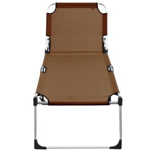 Chaise longue pliable seniors 3002593 Marron - Métal - 210 x 40 x 70 cm