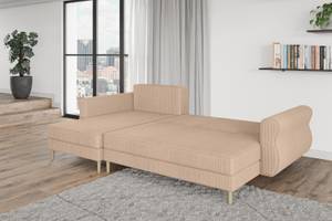 Ecksofa HERMES-L Beige - Taupe