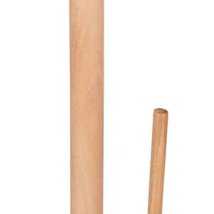 Dérouleur carré essuie-tout en bois Marron - Bois manufacturé - Cuir véritable - 13 x 35 x 13 cm
