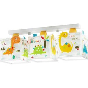 Kinder Deckenleuchte Dinos Kunststoff - 50 x 21 x 14 cm