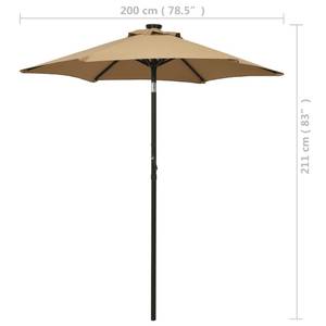 Parasol 3007814 Gris - Métal - Textile - 200 x 211 x 200 cm