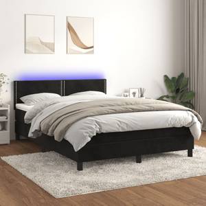 Boxspringbett 3017268-5 Schwarz - 144 x 203 cm