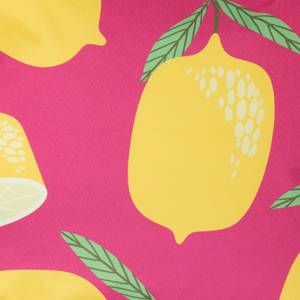 Fruit Outdoor-Kissen, 2pk Pink - Gelb - Kunststoff - 43 x 11 x 11 cm