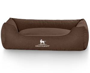 Hundebett Crispino mit Handwebcharakter Braun - 63 x 85 cm