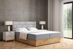 Boxspringbett LOLLY7 Hellgrau - Breite: 189 cm - H3