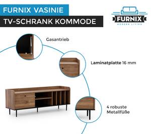 Fernsehschrank VASINIE Braun - Holzwerkstoff - 150 x 57 x 40 cm