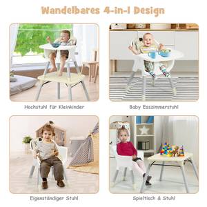 Babystuhl Umwandelbar mit 5-Punkt-Gurt Beige