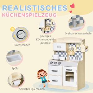 Kinder-Küchen-Spielset 350-107 Holzwerkstoff - 29 x 80 x 55 cm