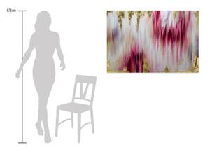 Acrylbild handgemalt Paradigmen Pink - Massivholz - Textil - 120 x 80 x 4 cm