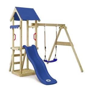 Spielturm Klettergerüst TinyWave Blau