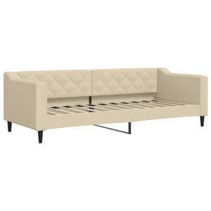 Lit de jour avec Lit gigogne 3030076-5 Crème - Profondeur : 90 cm