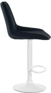 Tabouret de bar Toni Lot de 2 Noir