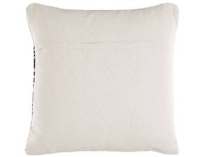 Coussin décoratif ANDIRIN Noir - Blanc - Fibres naturelles - 45 x 12 x 45 cm