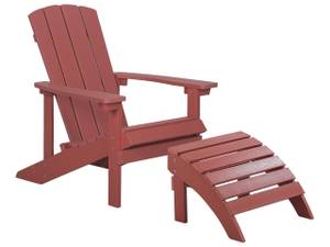 Chaise de jardin ADIRONDACK Rouge