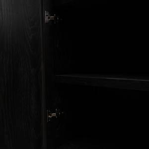 Armoire 5th Avenue Noir - Bois massif - 127 x 232 x 50 cm