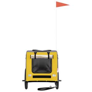 Remorque vélo pour chien 3028770-1 Jaune - 64 x 66 x 125 cm