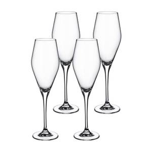 Champagnergläser La Divina 4er Set Glas - 7 x 26 x 7 cm