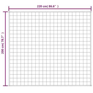 Gewichtsdecke 3017523-2 Creme - 200 x 220 cm