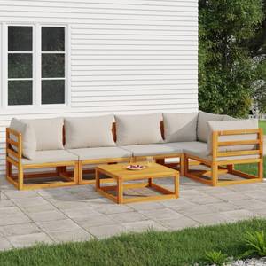 Garten-Lounge-Set 3028504-16 (6-teilig) Grau - Hellgrau