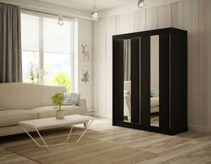 Kleiderschrank LUKIA Schwarz - Breite: 120 cm