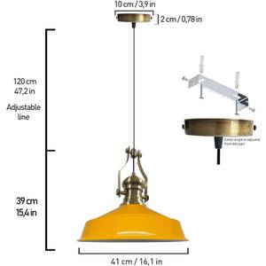 Pendelleuchte Neo-Asletl Lampe Weiß - Gelb