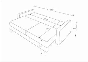 Sofa SOLI Rot