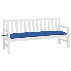 Coussin de banc de jardin Bleu - Profondeur : 180 cm