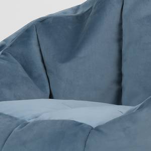 Sitzsack Sessel Sirena mit Hocker Himmelblau