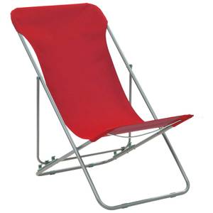 Chaise de plage Rouge