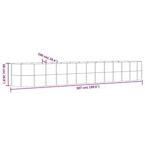 Hochbeet M626117 Grün - 507 x 507 cm