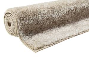 Hochflorteppich Swagger Shag Beige - Sandbraun - 200 x 200 cm