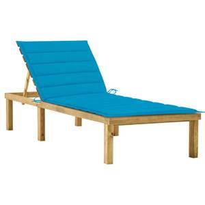 Chaise longue Bleu