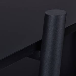 Konsolentisch schwarz Schwarz - Holzwerkstoff - Metall - 110 x 80 x 40 cm