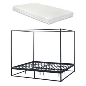 Lit à baldaquin Kristianstad et matelas Largeur : 185 cm