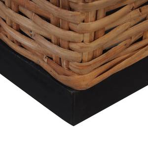 Ensemble de canapés(lot de 2) 298259-2 Marron - Rotin - Bois massif - Bois/Imitation - 195 x 67 x 80 cm