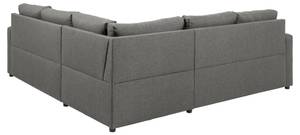 Ecksofa Sacramento Grau - Massivholz - 228 x 85 x 228 cm