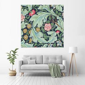 Wandbild Floral Wallpaper 200 x 200 cm