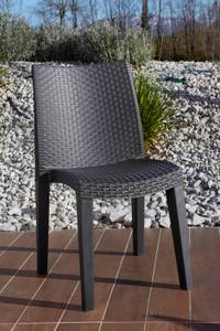 Chaise d’extérieur Dmondin Anthracite