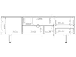 TV-Schrank ANKARA Schwarz