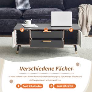 TV-Schrank Einfacher,eleganter Stil Ⅱ Schwarz - Holzwerkstoff - Holz teilmassiv - 40 x 45 x 175 cm