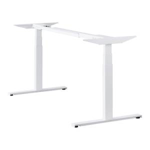 Höhenverstellbarer Tisch Easydesk Massiv Breite: 140 cm - Weiß